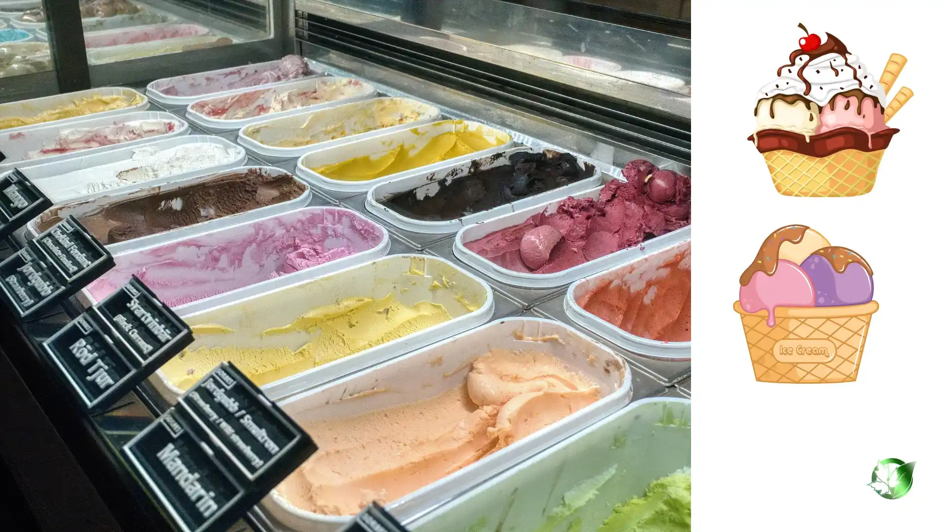 Commercial presentation of Ice Cream for wholesale product evaluation and buyer review.